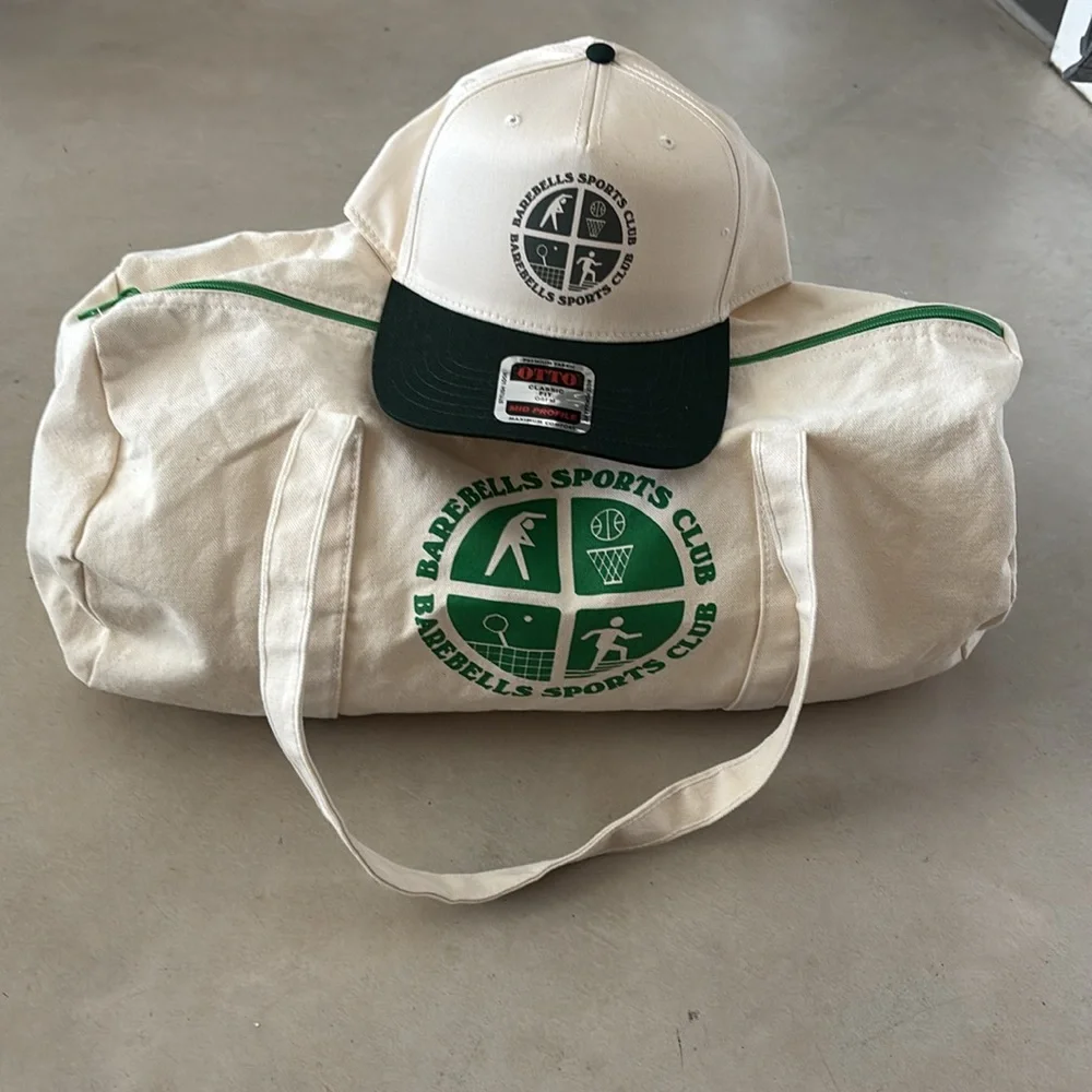 Sale! NEW Barebells Sports Club gym bag & Barebells Sports Club hat